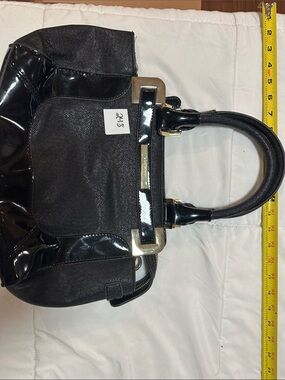 Anne Klein Handbag with Patent Trim #248